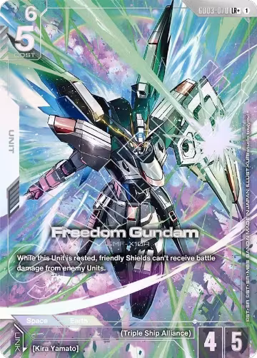 Freedom Gundam (GD03-070) (LR+) (GD03-070), Steel Requiem — Gundam card price
