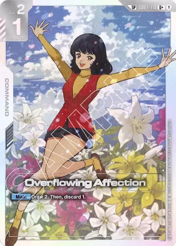 Overflowing Affection (SP) (U+) (GD01-118), Steel Requiem — Gundam card price