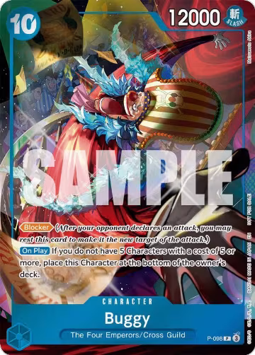 Buggy (Event Pack Vol. 8) (P-098), One Piece Promotion Cards — One Piece card price