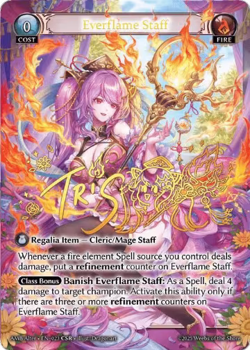 Everflame Staff (023), Mortal Ambition Alter Edition — Grand Archive card price