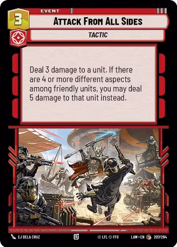 Attack From All Sides (207/264), A Lawless Time — Star Wars card price