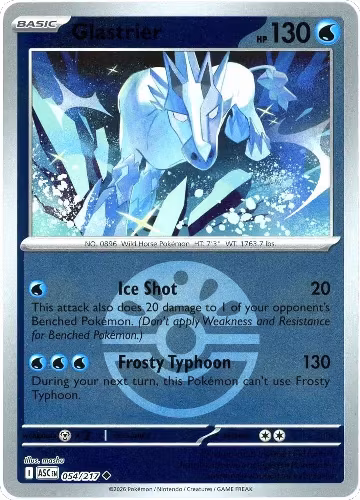 Glastrier (Friend Ball) (054/217), Ascended Heroes — Pokémon card price