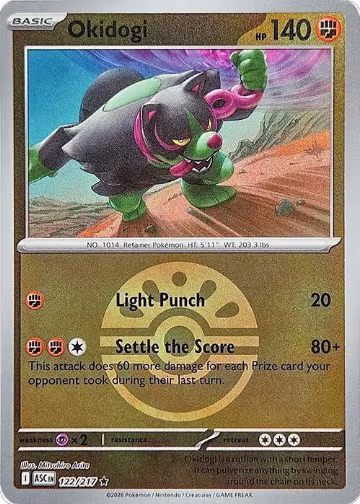 Okidogi (Friend Ball) (122/217), Ascended Heroes — Pokémon card price