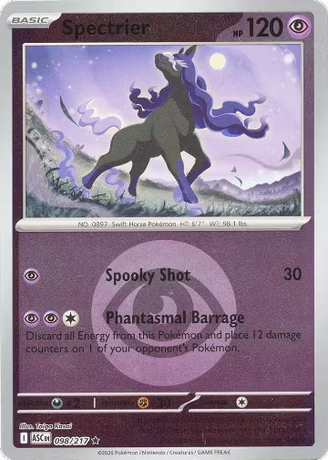 Spectrier (Energy Symbol Pattern) (098/217), Ascended Heroes — Pokémon card price