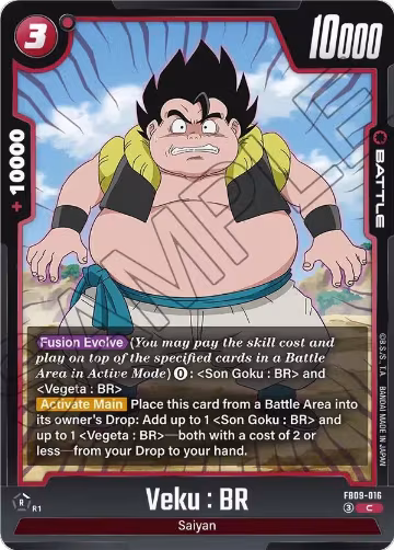 Veku : BR - FB09-016 (FB09-016), Dual Evolution — DB Fusion card price