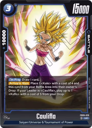 Caulifla (FB09-026), Dual Evolution — DB Fusion card price