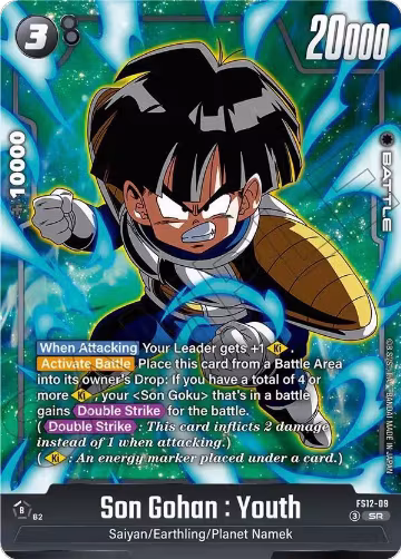 Son Gohan : Youth - FS12-09 (FS12-09), Starter Deck EX: The Beat of Ki — DB Fusion card price
