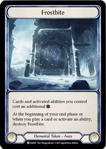Frostbite (OLD031), Blitz Deck: Tales of Aria - Oldhim — Flesh & Blood card price