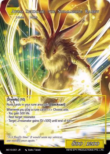 Atom Seikhart // Atom Seikhart, The Shimmering Rabbit (MC10-001 JR), Memoria Collection 10 — Force of Will card price