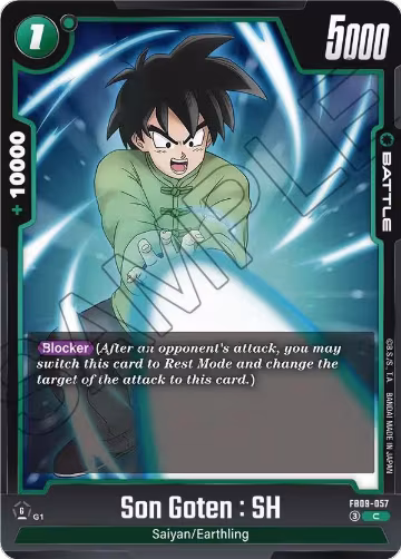 Son Goten : SH (FB09-057), Dual Evolution — DB Fusion card price