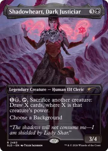 Shadowheart, Dark Justiciar (2483), Secret Lair Drop Series — Magic card price
