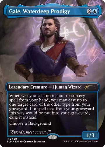 Gale, Waterdeep Prodigy (2488), Secret Lair Drop Series — Magic card price