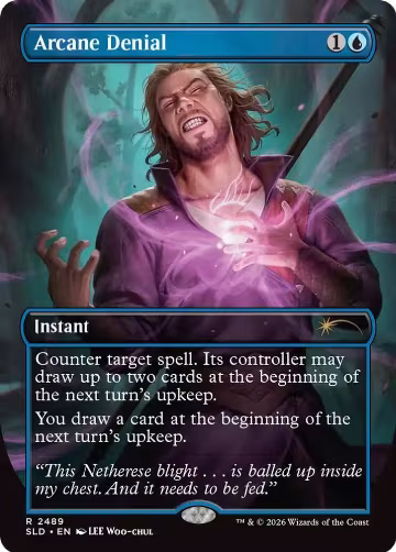 Arcane Denial (2489) (2489), Secret Lair Drop Series — Magic card price