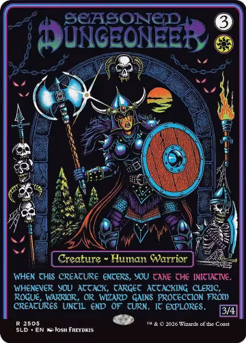 Seasoned Dungeoneer (2505), Secret Lair Drop Series — Magic card price