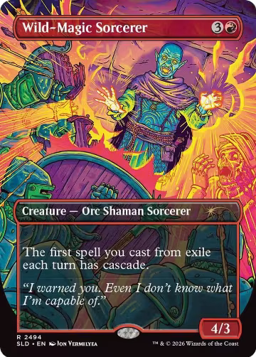 Wild-Magic Sorcerer (2494), Secret Lair Drop Series — Magic card price