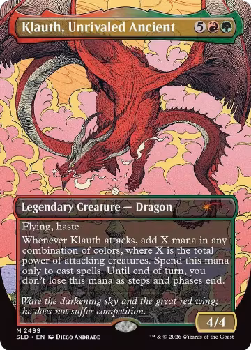 Klauth, Unrivaled Ancient (2499), Secret Lair Drop Series — Magic card price