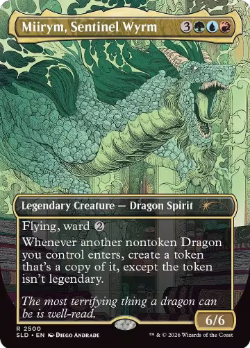 Miirym, Sentinel Wyrm (2500), Secret Lair Drop Series — Magic card price