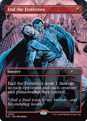 End the Festivities (2503), Secret Lair Drop Series — Magic card price