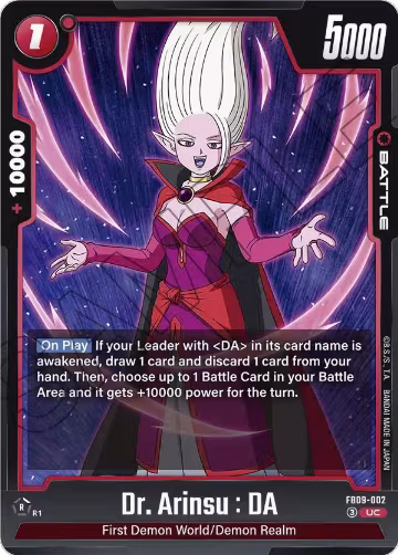 Dr. Arinsu : DA (FB09-002), Dual Evolution — DB Fusion card price