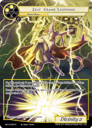 Zeus' Grand Lightning (MC10-002 R), Memoria Collection 10 — Force of Will card price