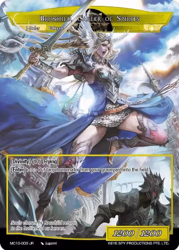 Brunhild // Brunhild, Caller of Spirits (MC10-003 JR), Memoria Collection 10 — Force of Will card price