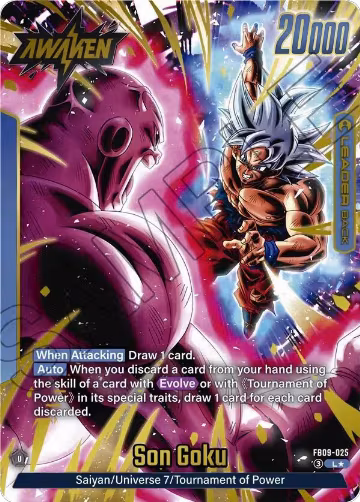 Son Goku - FB09-025 (Alternate Art) (FB09-025), Dual Evolution — DB Fusion card price