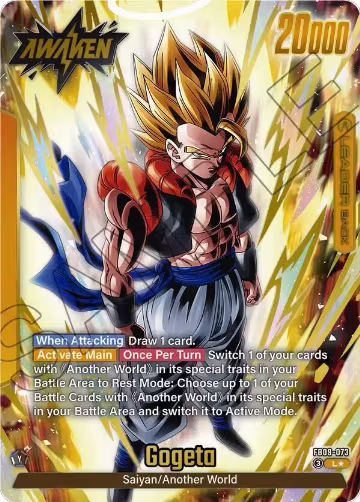 Son Goku/Vegeta // Gogeta (Alternate Art) (FB09-073), Dual Evolution — DB Fusion card price