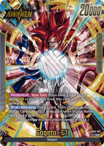Gogeta : GT (Alternate Art) (FB09-097), Dual Evolution — DB Fusion card price