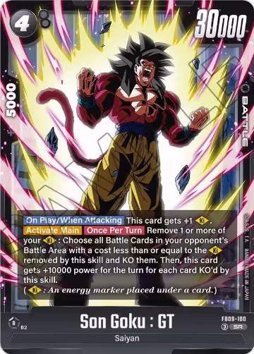Son Goku : GT - FB09-100 (FB09-100), Dual Evolution — DB Fusion card price