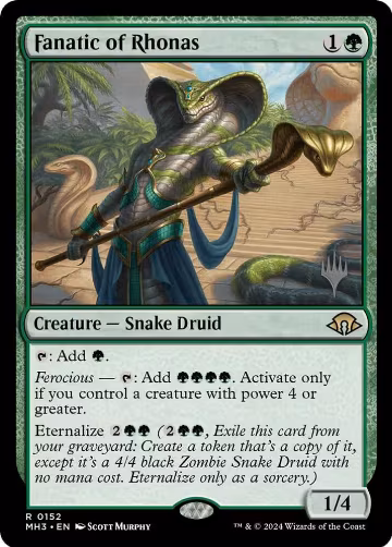 Fanatic of Rhonas (152), Promo Pack: Lorwyn Eclipsed — Magic card price