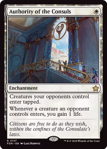 Authority of the Consuls (137), Promo Pack: Lorwyn Eclipsed — Magic card price