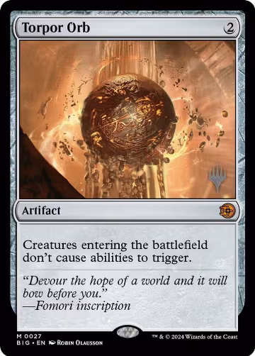 Torpor Orb (27), Promo Pack: Lorwyn Eclipsed — Magic card price