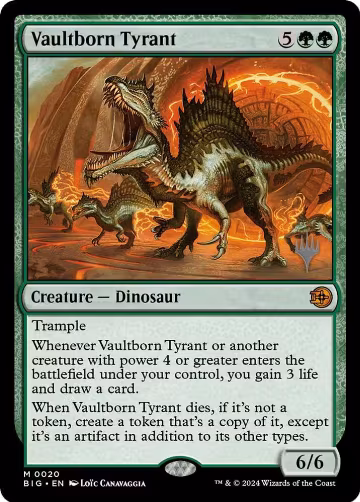 Vaultborn Tyrant (20), Promo Pack: Lorwyn Eclipsed — Magic card price