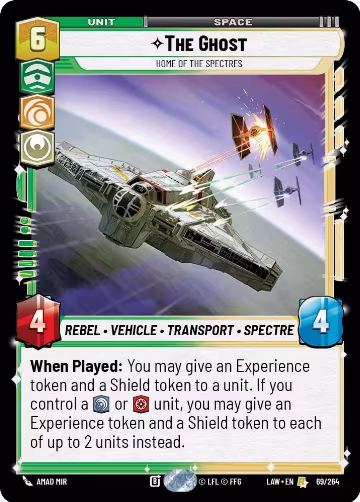 The Ghost - Home of the Spectres (69/264), A Lawless Time — Star Wars card price