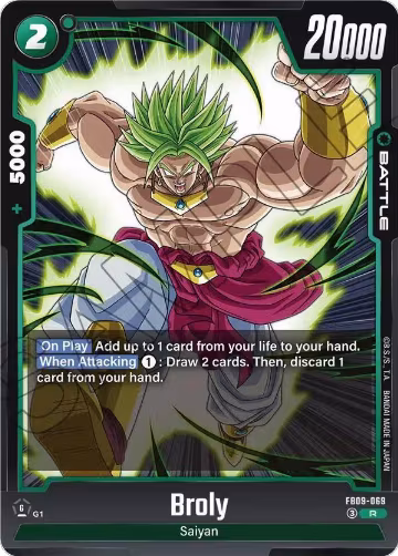 Broly (FB09-069), Dual Evolution — DB Fusion card price