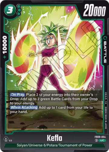 Kefla - FB09-054 (FB09-054), Dual Evolution — DB Fusion card price