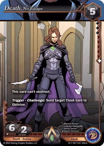 Death, No Escape (AC7-007), Ancient Alphas — Alpha Clash card price