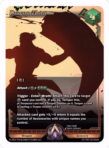 Dragon Horn (AC7-067), Ancient Alphas — Alpha Clash card price
