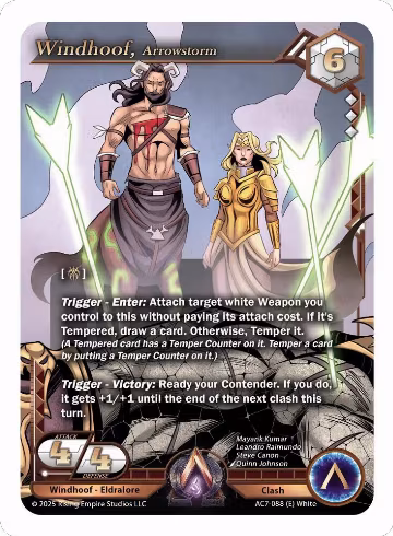 Windhoof, Arrowstorm (AC7-088), Ancient Alphas — Alpha Clash card price