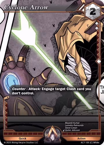 Cyclone Arrow (AC7-105), Ancient Alphas — Alpha Clash card price