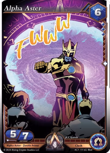 Alpha Aster (AC7-111), Ancient Alphas — Alpha Clash card price