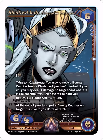 Shadowblade, Cybernetic Assassin (AC7-124) — card price