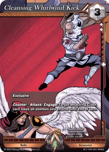 Cleansing Whirlwind Kick (AC7-209), Ancient Alphas — Alpha Clash card price