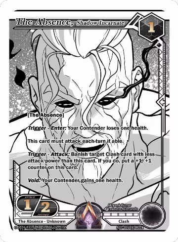 The Absence, Shadow Incarnate (Ink) (AC7-016), Ancient Alphas — Alpha Clash card price