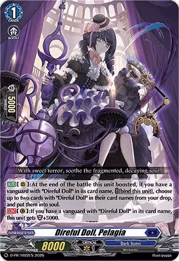 Direful Doll, Pelagia (D-PR/1022EN), D Promo Cards — Vanguard card price