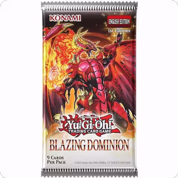 Blazing Dominion Booster Pack [1st Edition], Blazing Dominion — Yu-Gi-Oh! sealed product price