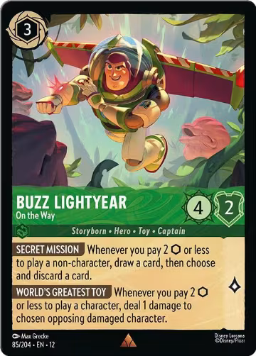 Buzz Lightyear - On the Way (85/204), Wilds Unknown — Lorcana card price