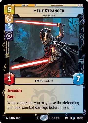 The Stranger - No Survivors (86/264), A Lawless Time — Star Wars card price