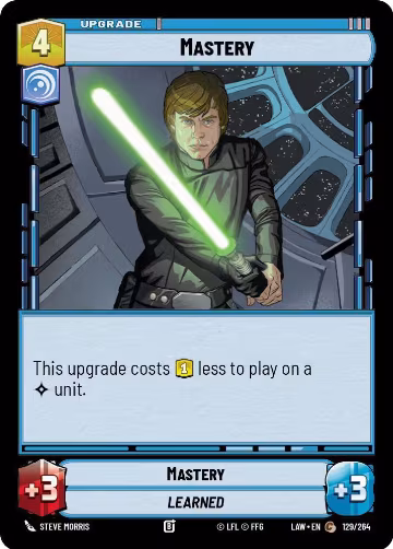 Mastery (129/264), A Lawless Time — Star Wars card price