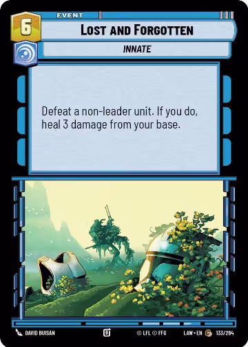 Lost and Forgotten (133/264), A Lawless Time — Star Wars card price